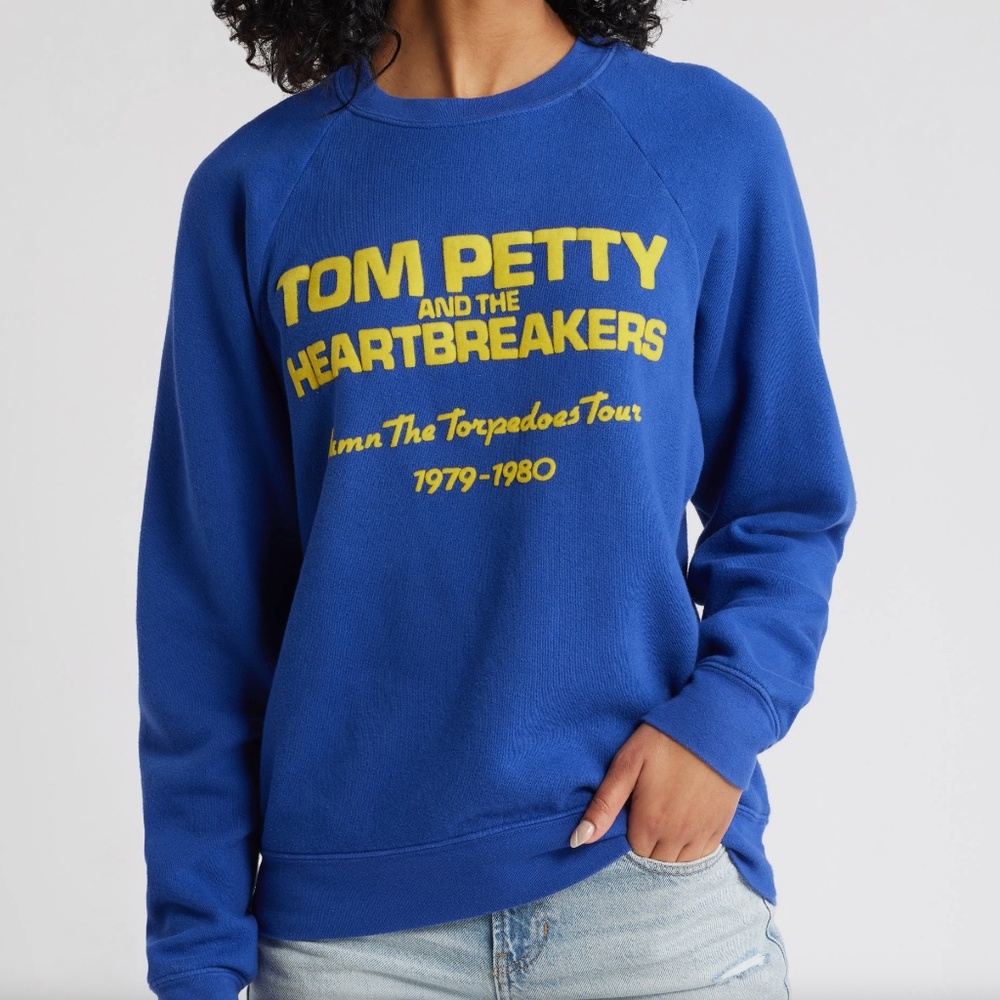 BNWT Daydreamer Tom Petty Damn the Torpedoes Graphic Sweatshirt, size medium